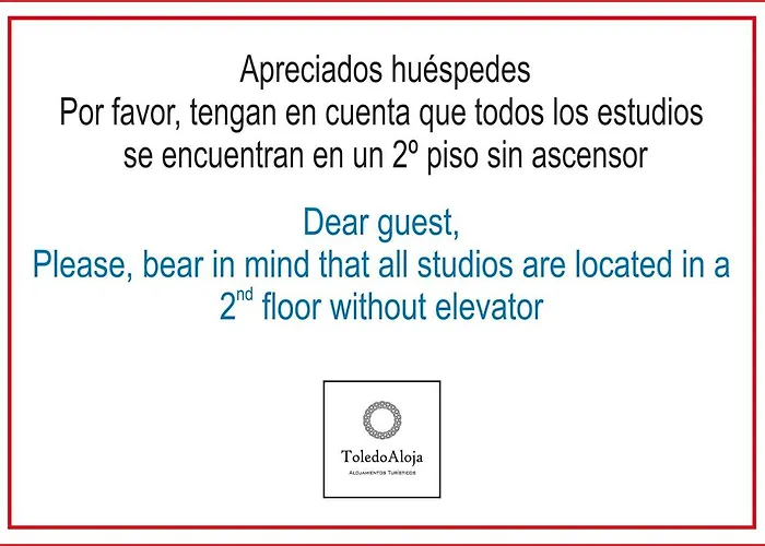 Toledoaloja - Estudio En 아파트 *