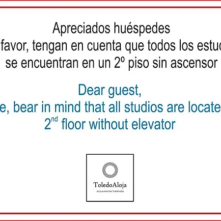 Toledoaloja - Estudio En Apartment *